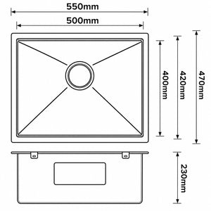 Mercer Workstation Sinks | Single Bowl