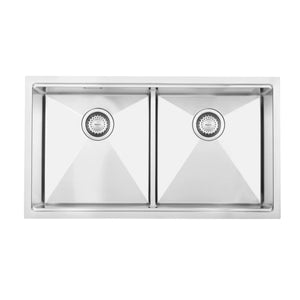 Mercer Workstation Sinks | Double Bowl