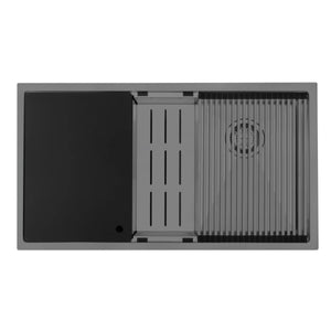 Mercer Workstation Sinks | Double Bowl