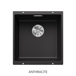 Blanco Subline 400-U Anthracite Silgranit undermount single bowl kitchen sink
