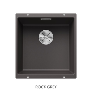 Blanco Subline 400-U Rock Grey Silgranit undermount single bowl kitchen sink