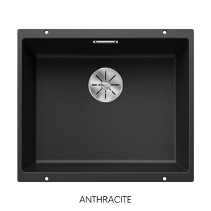Blanco Subline 500-U Anthracite Silgranit undermount single bowl kitchen sink