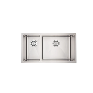 Mercer DV202-L Burlington 1 1/2 Bowl Stainless Steel Kitchen Sink | Left Hand