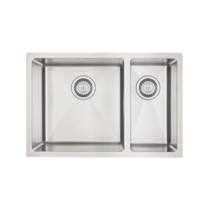 Mercer DV204-R Liverpool 1 1/4 Bowl Stainless Steel Kitchen Sink | Right Hand