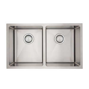 Mercer DV206 Lancaster Double Bowl Stainless Steel Kitchen Sink