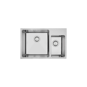 Mercer DV502-R Hampton 1 1/2 Bowl with Tap Ledge Stainless Steel Kitchen Sink | Right Hand