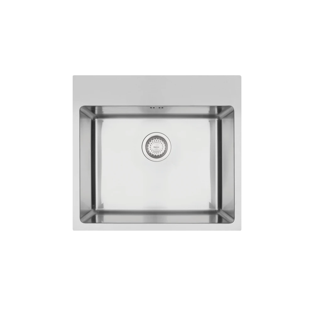 Mercer DV503 Leamington Bowl with Tap Ledge Stainless Steel Laundry Sink