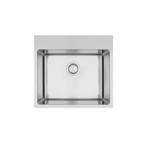 Mercer DV503 Leamington Bowl with Tap Ledge Stainless Steel Laundry Sink