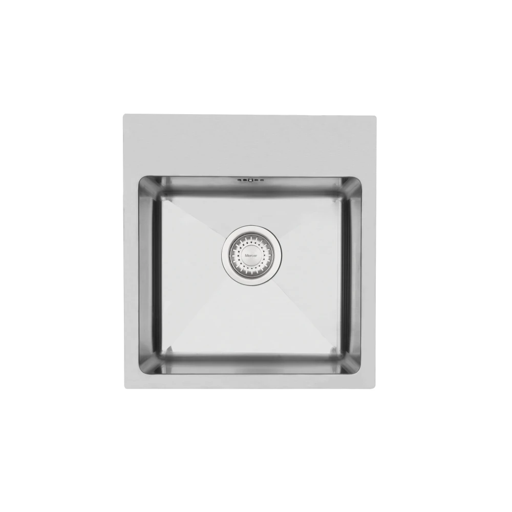 Mercer DV504 Warwick Bowl with Tap Ledge Stainless Steel Laundry Sink