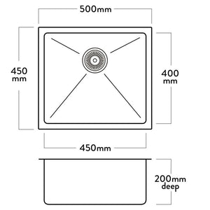 Mercer DV105 Oxford Single Bowl Sink