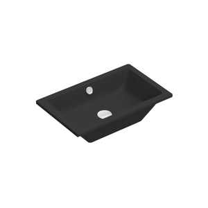 Kube X 60 Inset/Undermount Basin | Matte Black
