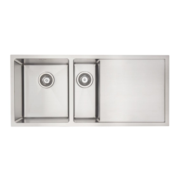 Mercer DV402-R Sink | Salisbury 340 x 400mm + 170 x 400mm + Drainer