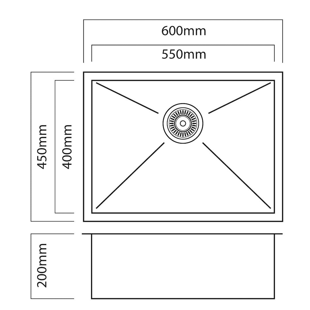 Mercer DV107 Sink | Derby 550 x 400mm